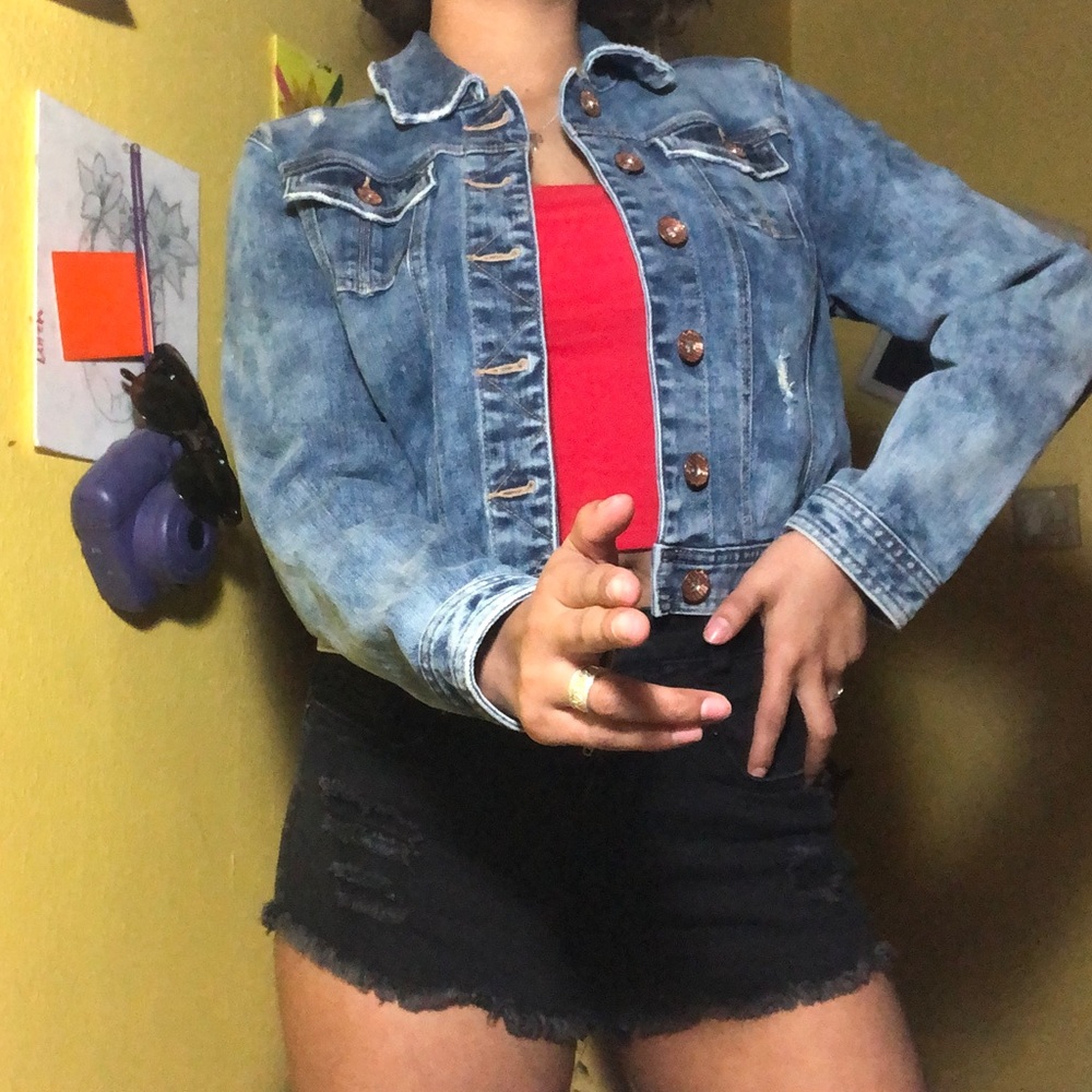 Justice jean jacket